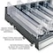 Azar Displays Adjustable Tall Divider Bin Cosmetic Tray w Pushers - Customize Slot Size to Product, Black, 2-Pack 225830-TALL-BLK-2PK - alternate 3